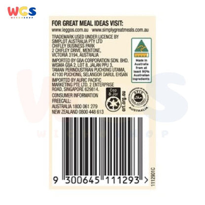 Leggo's Pasta Bake With Tomato, Ricotta & Spinach Creamy Sauce 500g