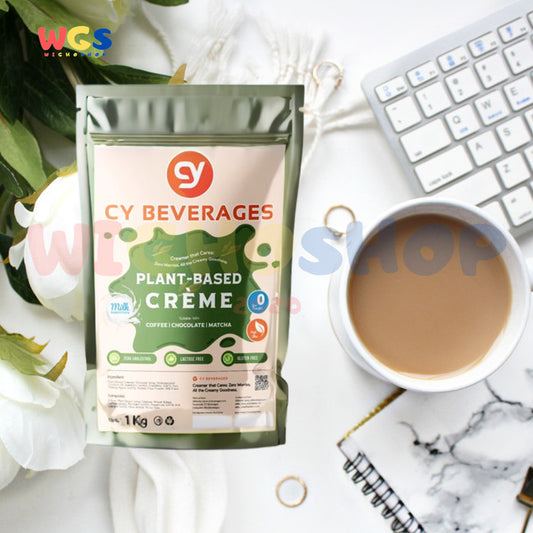 CY Beverages Plant-Based Crème 1kg – Dairy-Free Creamer for Coffee, Matcha & Chocolate Drinks