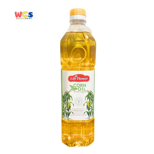 Lily Flower 100% Corn Oil 1ltr - Minyak Jagung