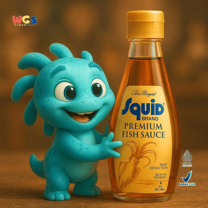 Squid Brand The Royal Premium Fresh Anchovies Fish Sauce 300ml