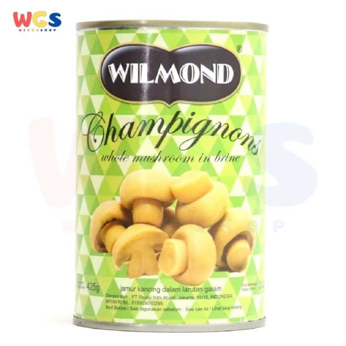 Wilmond Champignons Whole Mushroom in Brine 425 gr - Jamur kancing