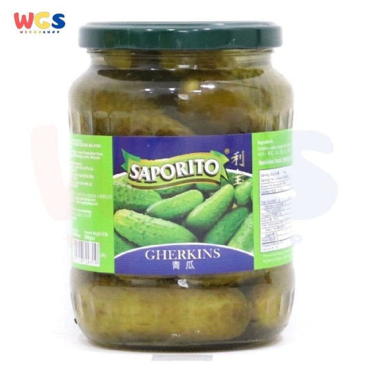 Saporito Gherkins - Acar Timun - 670 gr