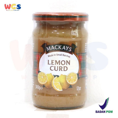 Selai Mackays Lemon Curd Jam 340 gr - Selai Lemon