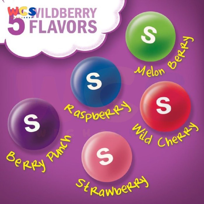 Skittles Wild Berry Chewy Candy Natural &amp; Artificial Flavors 442.3g