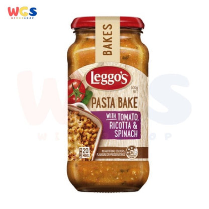 Leggo's Pasta Bake With Tomato, Ricotta & Spinach Creamy Sauce 500g