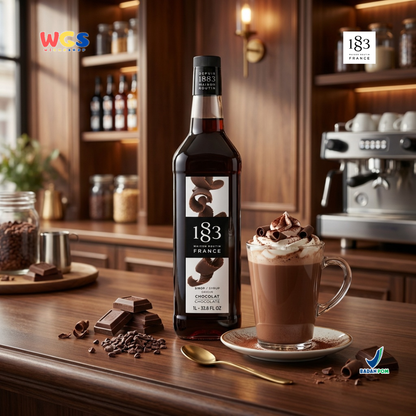 1883 Maison Routin Chocolate Syrup 1L - Sirup Cokelat Syrup Cafe Barista Coffee Drink
