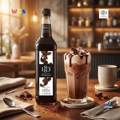 1883 Maison Routin Chocolate Syrup 1L - Sirup Cokelat Syrup Cafe Barista Coffee Drink