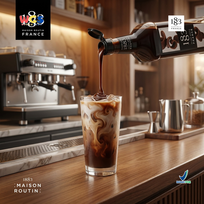 1883 Maison Routin Chocolate Syrup 1L - Sirup Cokelat Syrup Cafe Barista Coffee Drink