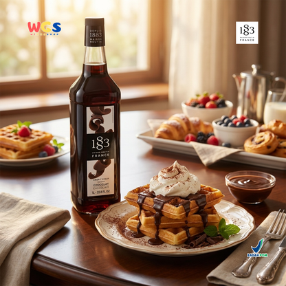 1883 Maison Routin Chocolate Syrup 1L - Sirup Cokelat Syrup Cafe Barista Coffee Drink