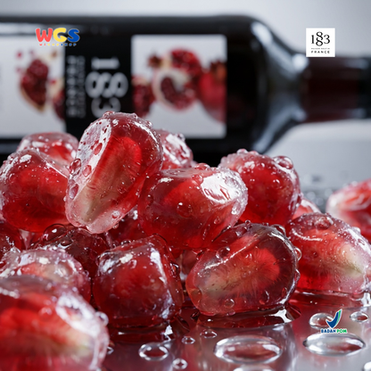 1883 Maison Routin Pomegranate Syrup 1L - Sirup Delima Premium untuk Soda, Mocktail & Tea