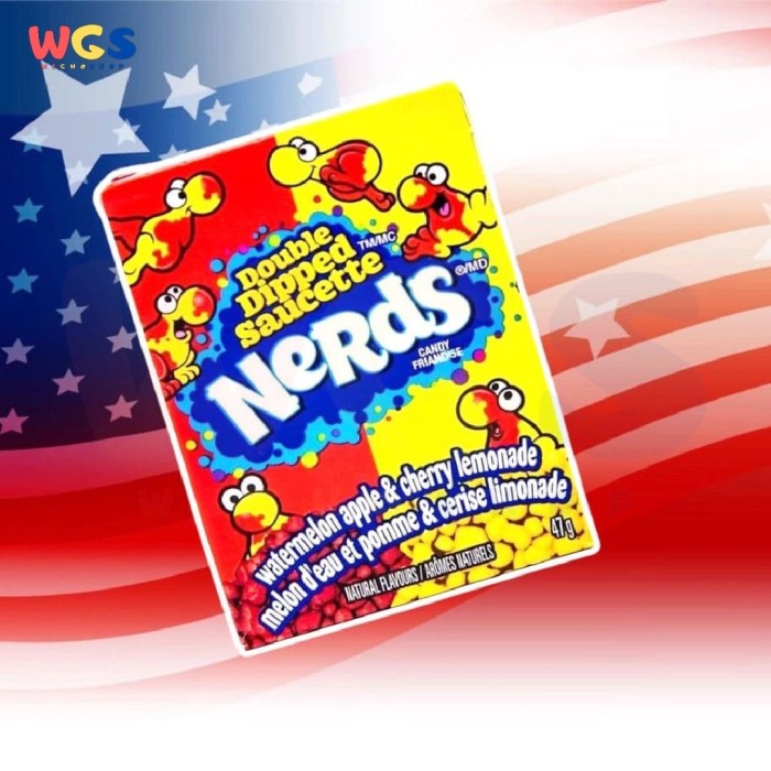 Permen Nerds Candy Watermelon & Cherry Lemonade Natural Flavor 47g