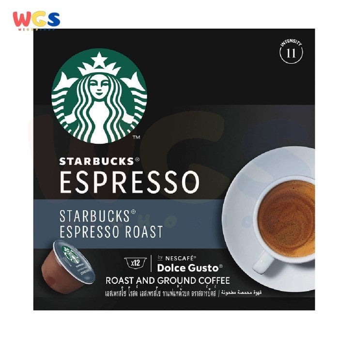 Nescafe Starbucks Dolce Gusto Espresso Roast & Ground Coffee 12p 66g