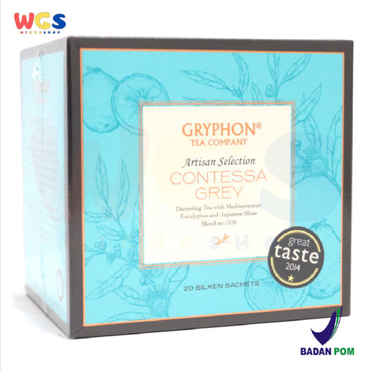 Gryphon Tea Contessa Grey Darjeeling Tea 20 Sachet / Box