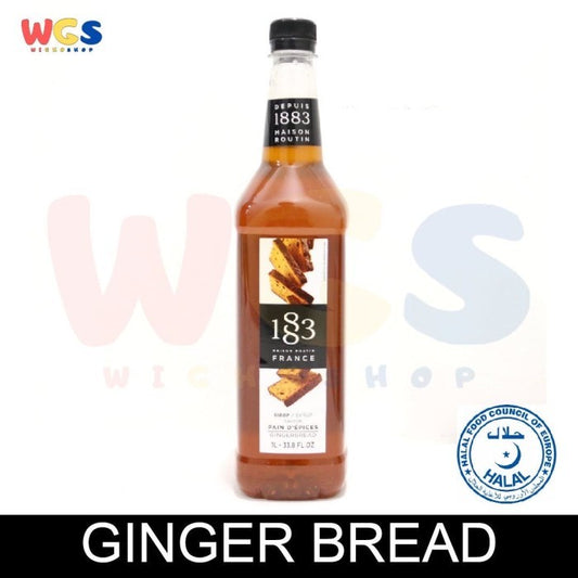 1883 Maison Routin France Syrup Gingerbread Flavored 1 ltr - 33.8 fl oz