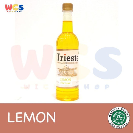 Trieste Syrup Lemon Premium Flavor 650 ml - HALAL MUI