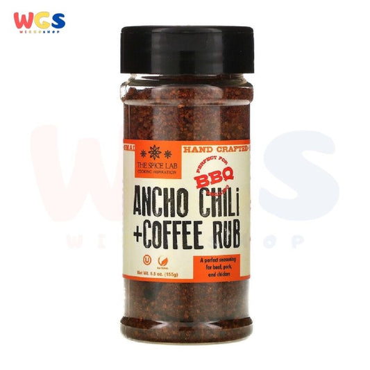 The Spice Lab Ancho Chili & Coffee Rub Bbq Seasoning 5.5oz 155gr