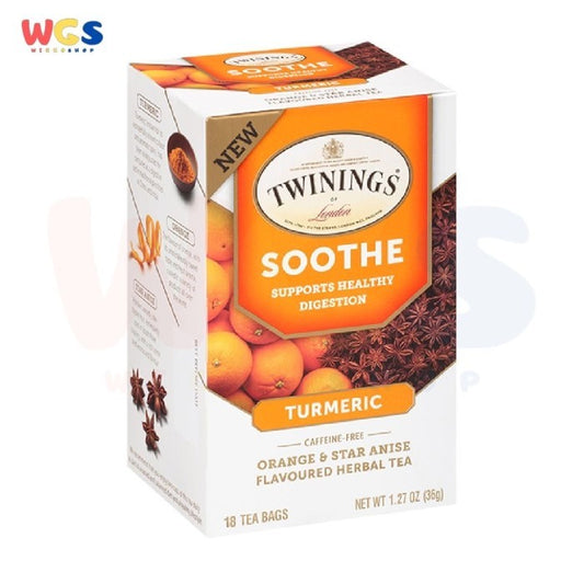 Twinings Soothe Herbal Tea Turmeric Orange & Star Anise 18p x 2g