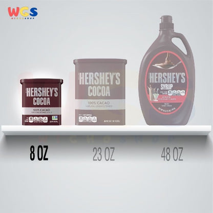 Hersheys Cocoa Pure Cacao Natural Unsweetened Non GMO 8oz 226g