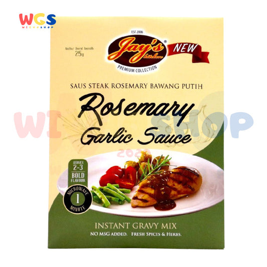 Jays Rosemary Garlic Sauce Saus Steak Rosemary Bawang Putih 25 gr