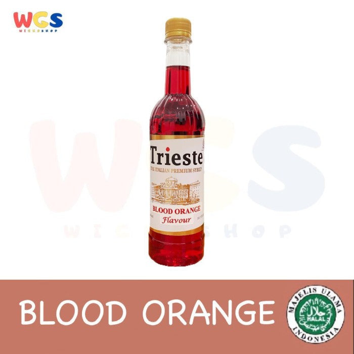 Trieste Syrup Blood Orange Premium Flavor 650ml - HALAL MUI