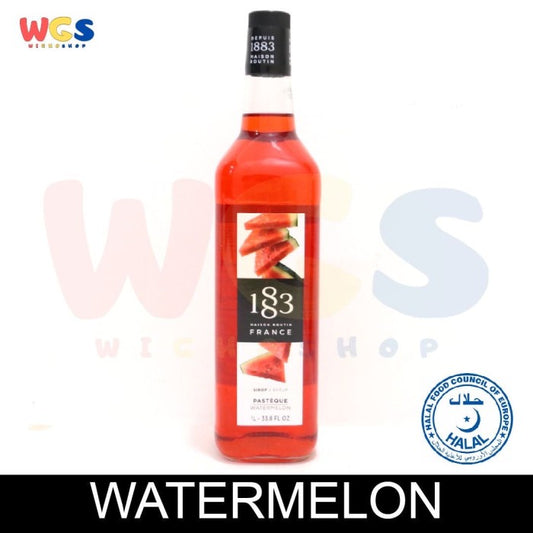 1883 Maison Routin France Syrup Watermelon Flavored 1l tr - 33.8 fl oz