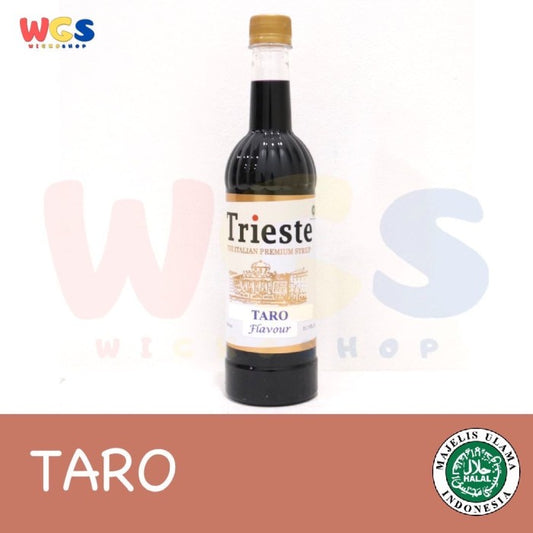 Trieste Syrup Taro Premium Flavor 650 ml - HALAL MUI