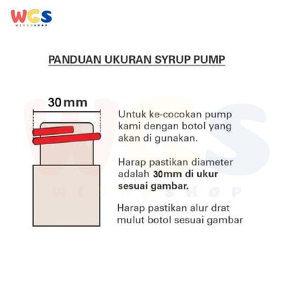 Syrup Pump 1883 Maison Routin Syrup Dispensing Pump 10ml