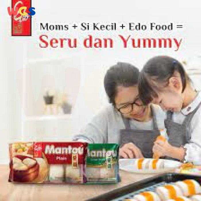 Edo Mantou Plain Oriental Steamed Buns Frozen Food 8p x 40g