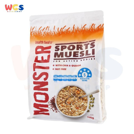 Monster Health Food Co Sports Muesli With Chia & Quinoa Nut Free 700g