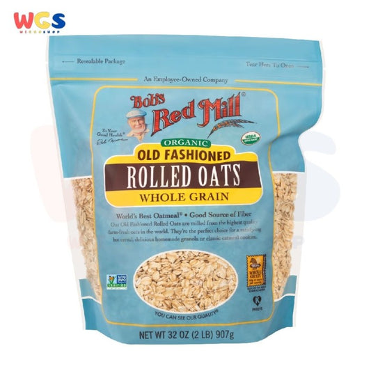 Bob's Red Mill Organic Old Fashioned Rolled Oats Whole Grain 32oz 907g
