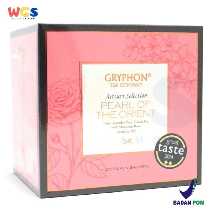 GRYPHON TEA PEARL OF THE ORIENT FUJIAN JASMINE PEARL GREEN TEA / BOX