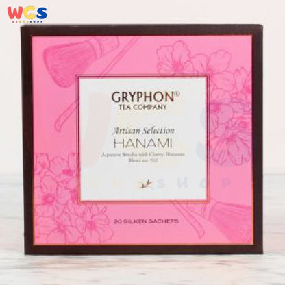 GRYPHON TEA BAG HANAMI JAPANESE SENCHA WITH CHERRY BLOSSOMS / BOX