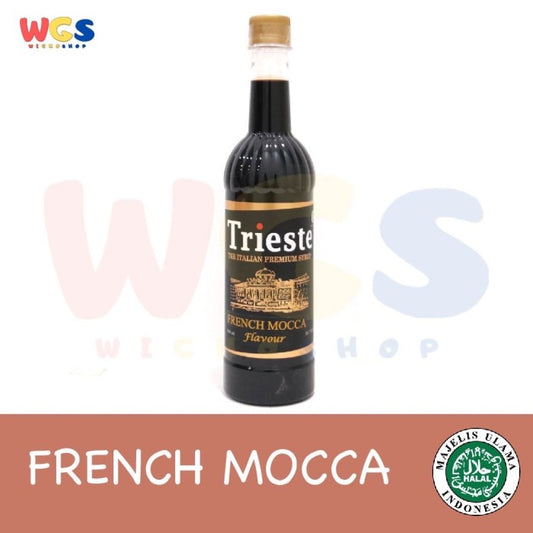 Trieste Syrup French Mocca Premium Flavor 650 ml - HALAL MUI