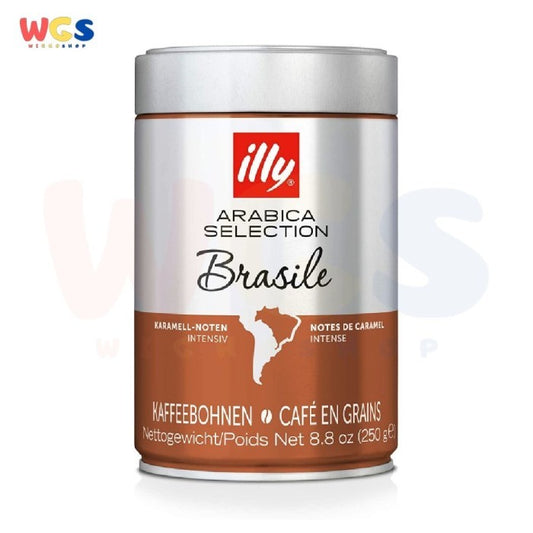 Illy Brazil Arabica Coffee Beans Espresso Blends Intense Flavor 250g