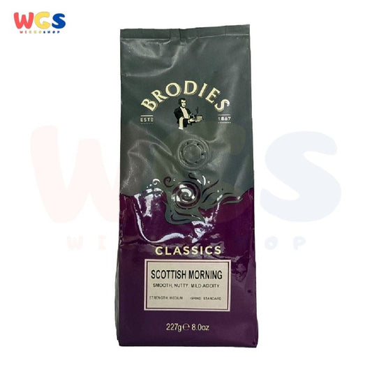 Brodies 1867 Ground Arabica Coffee Scottish Morning Hand Roasted  227g