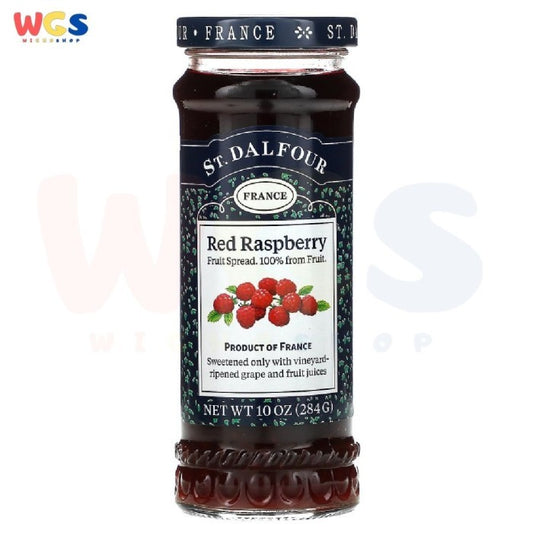 Selai St. Dalfour Red Raspberry Fruit Spread From 100% Fruit 10oz 284g