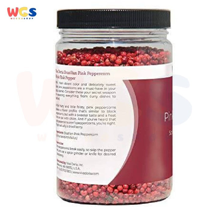 Viva Doria Brazilian Pink Peppercorn Whole Pink Pepper 8 oz 227g