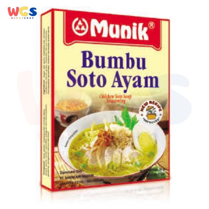 Munik Bumbu Soto Ayam Chicken Soto Soup Seasoning 70g - Halal