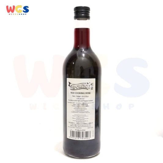 Saporito Red Cooking Wine With Salt & Pepper Extract For Cooking 750ml