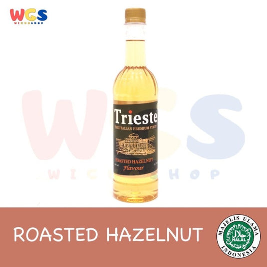 Trieste Syrup Roasted Hazelnut Premium Flavor 650 ml - HALAL MUI