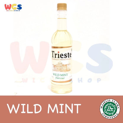 Trieste Syrup Wild Mint Premium Flavor 650 ml - HALAL MUI