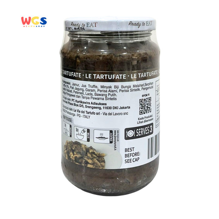 TARTUFI JIMMY Truffle Sauce Le Tartufate 320g - Saus Truffle