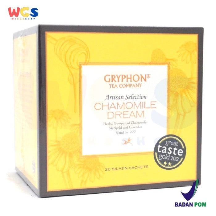 GRYPHON TEA BAG CHAMOMILE DREAM HERBAL OF CHAMOMILE MARIGOLD / BOX