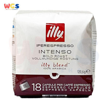 illy Coffee Iperespresso Intenso Espresso Coffee Capsules 18p 120.6g