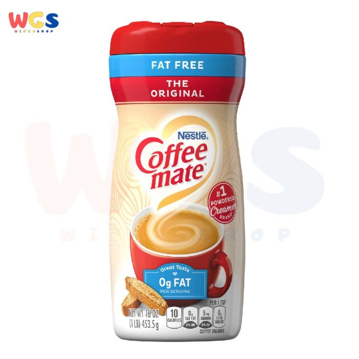 Nestle Coffee Mate Original Fat Free Powdered Coffee Creamer 453.5g