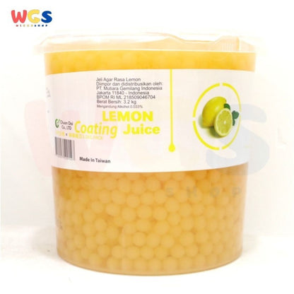 Chuan Dai Popping Boba Lemon Coating Juice 3.2kg