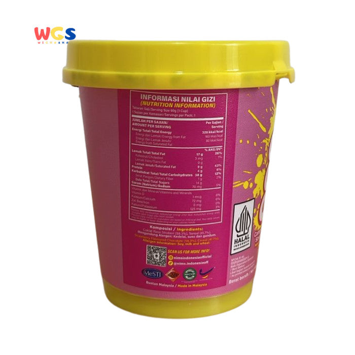 NIMS Only The Best Crispy Choco Cup Starberry With Strawberry Chocolate 60g - Coklat Rasa Stroberi dan Sereal