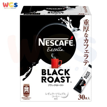 Nescafe Excella Black Roast Instant Coffee 30 Sticks 180g