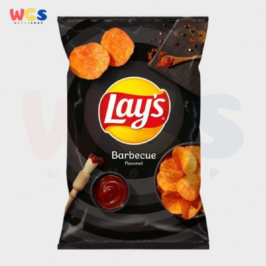Snack Lays Bbq Barbecue Flavoured Potato Chips USA 6.5oz 184.2g