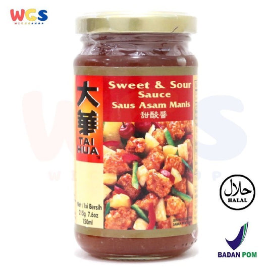 Tai Hua Sweet & Sour Sauce 215g / 150ml - Saus Asam Manis Premium - Halal & BPOM